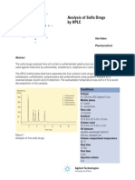 Analysis of Sulfa Drugs by HPLC: Udo Huber Pharmaceutical
