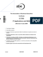 IT Applications and Skills: The Association of Business Executives Certificate 2.1 ITAS