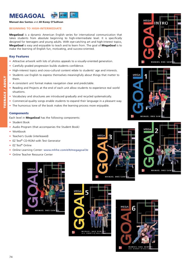 Mega Goal Catalog Pdf Educational Technology Human Communication