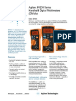 Agilent U1230 Series Handheld Digital Multimeters (DMMS) : Data Sheet