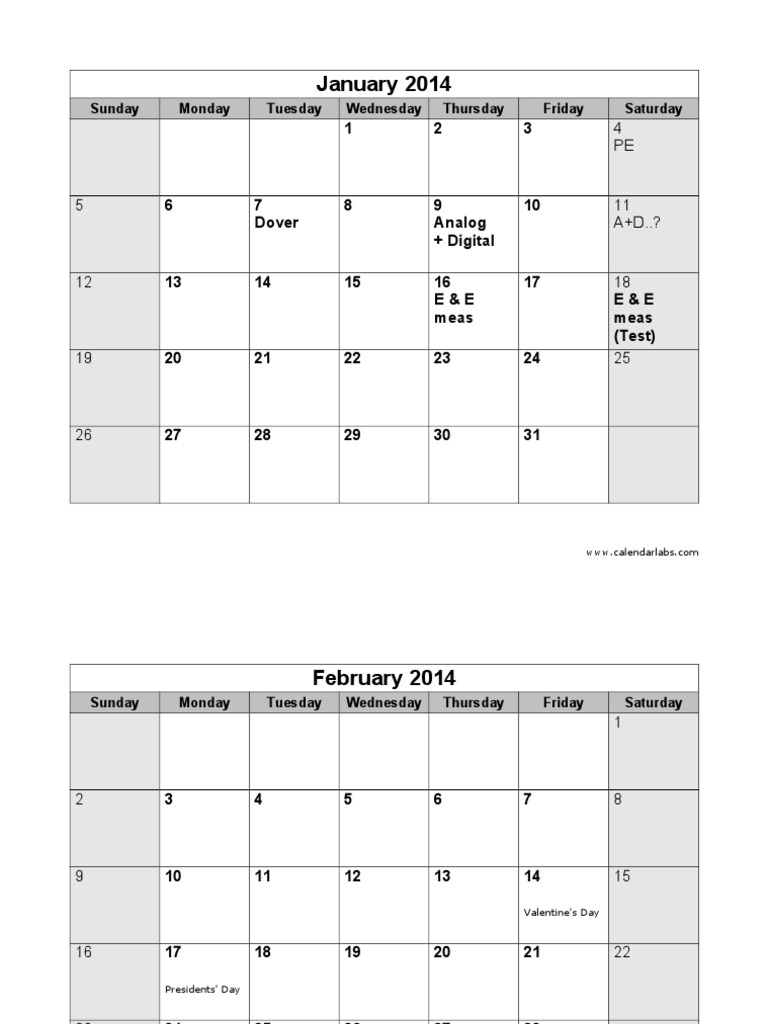 January 2014: Sunday Monday Tuesday Wednesday Thursday Friday Saturday ...