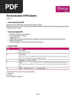 File Format Description of MT940