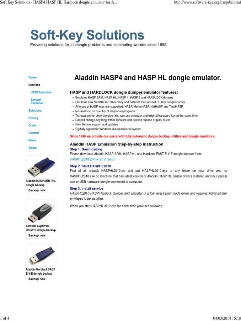 Hasp Ключ Эмулятор