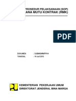 14 SOP Rencana Mutu Kontrak (RMK) Pengesahan