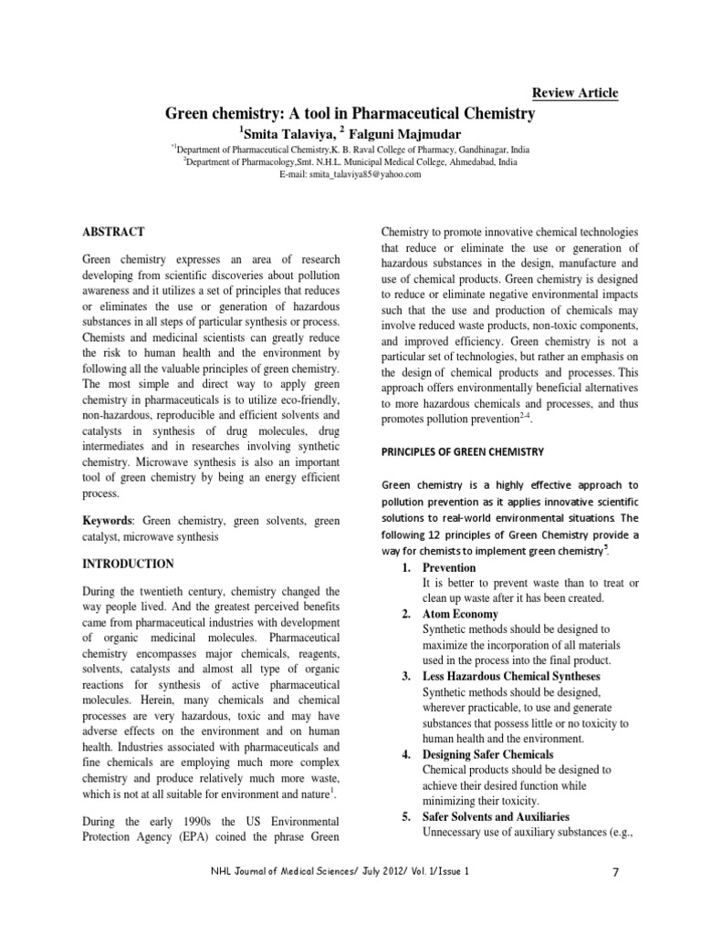 713.pdf Green Chemistry Catalysis