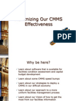 Session 7 - Maximizing CMMS Effectiveness