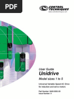 Unidrive User Guide Iss9