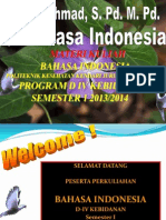 Bahasa Indonesia MKDU Poltekes