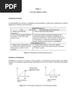 Topic 2 Analog Modulation