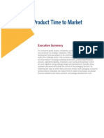 Accelerating Product Time To Market: Executive Summary