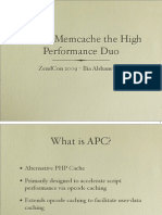 APC & Memcache the High Performance Duo