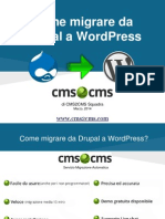 Come migrare da Drupal a WordPress