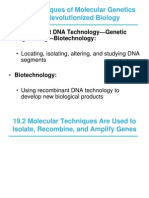 Molecular Genetics Techniques Revolutionize Biology