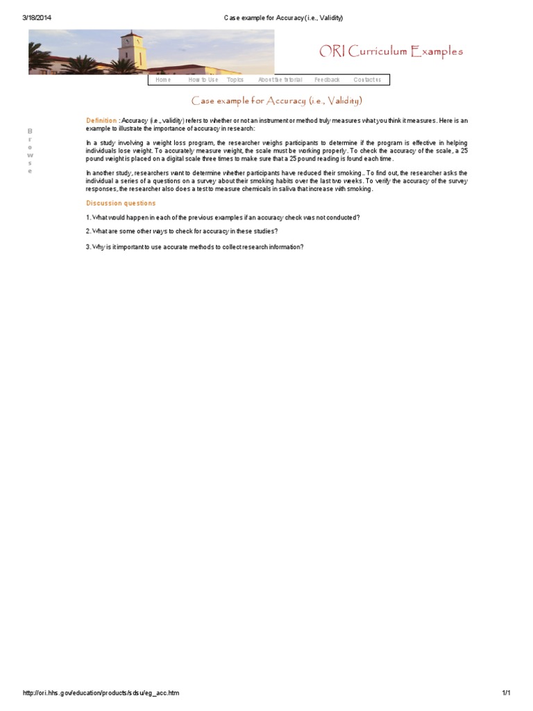 Research Accuracy Case Examples | PDF
