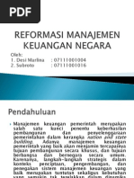 Download subroto Reformasi Manajemen Keuangan Negara by Subroto ID SN214424320 doc pdf