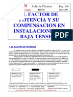 Compenzacion Factor de Potencia