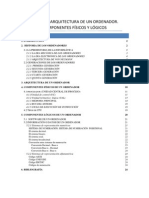 Unidad 1 Arquitectura de Un Ordenador Componentes Fisicos y Logicos