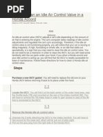 Download How to Clean an Idle Air Control Valve in a Honda Accord by KNOWLEDGE SOURCE SN214433756 doc pdf