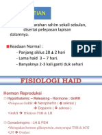 PENGERTIAN DAN PATOLOGI HAID