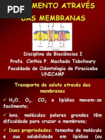 Movimento através das membranas