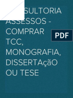 Consultoria Acadêmica em TCCs, monografias, dissertações e teses