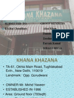 Khana Khazana Restaurant Review