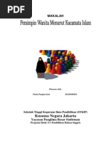 Download Makalah Pemimpin Wanita Menurut Kacamata Islam by Firdha Puspita Sari Vberth SN214453406 doc pdf