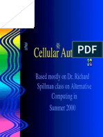 Cellular Automata: Based Mostly On Dr. Richard Spillman Class On Alternative Computing in Summer 2000