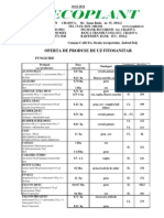 Oferta de produse fungicide si erbicide pentru culturi agricole