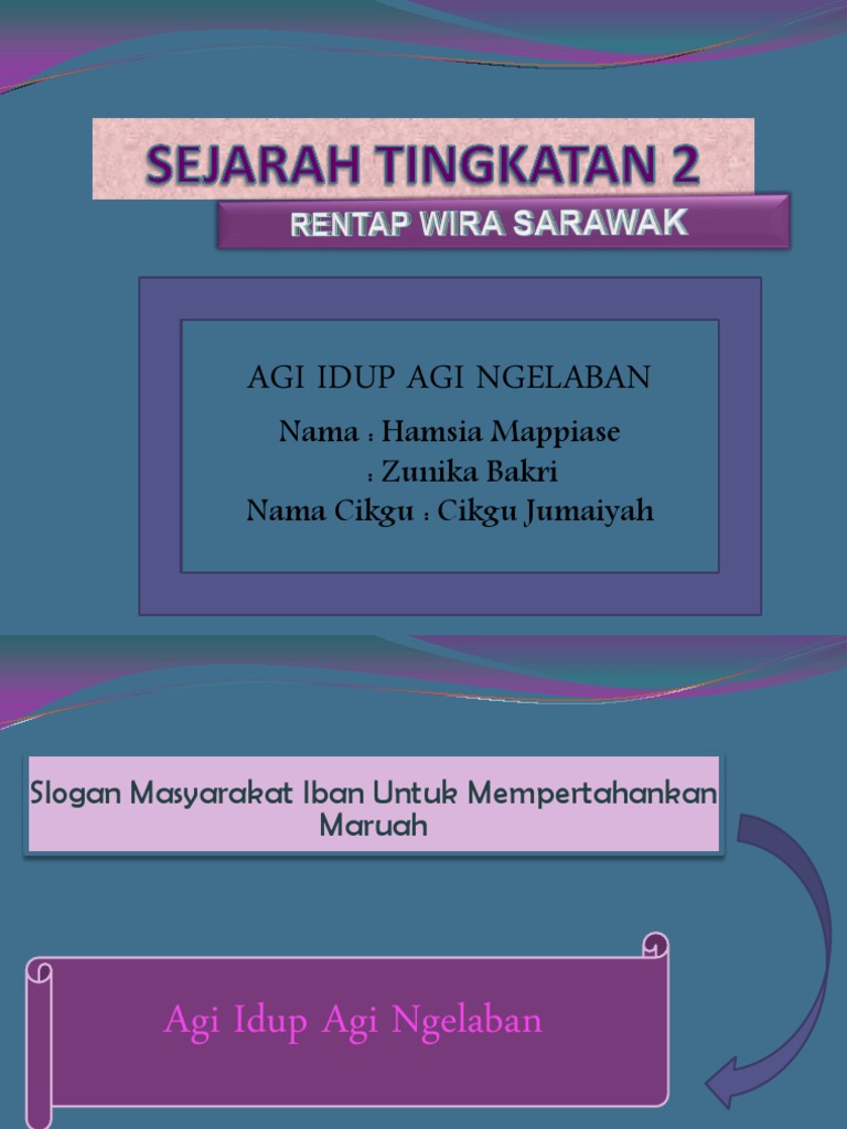 Biodata dan Perjuangan Rentap | PDF