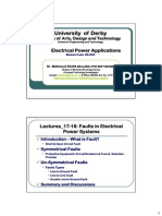 Derby U Faults Electrical Power