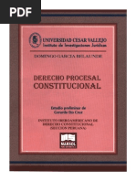 Derecho Procesal Constitucional