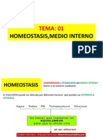 Tema 01 Homeostasis,Liquidos Corporales