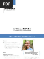Download 2009 Annual Report - LearnServe International  by LearnServe SN21447472 doc pdf