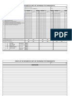 9A. Check List Cinto de Segurança - SUBCONTRATADA