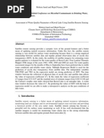 Download Water Quality Assessment of Rawal Lake Using Satellite Remote Sensing Techniques by majidnazeer SN21447761 doc pdf