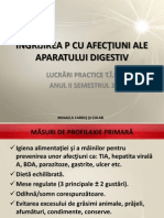 ÎNGRIJIREA P CU AFECŢIUNI ALE APARATULUI DIGESTIV - Varianta