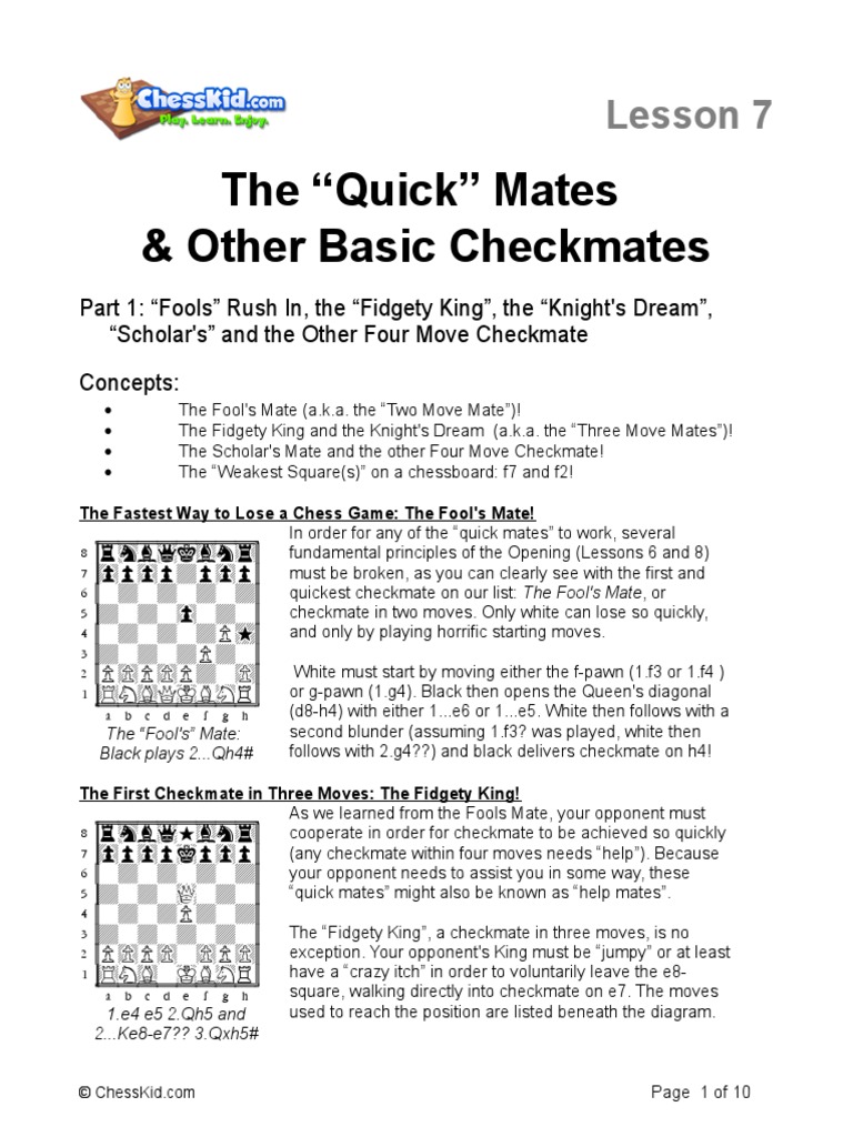 Lesson 7 Traditional Board Games Game Rules