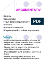 Textul Argumentativ