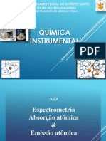 Espectrometria de Absorção Atômica e Emissão Atômica