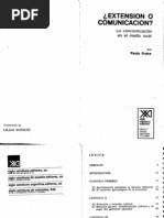 Extensión o comunicación