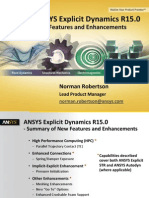 ANSYS 15.0 ANSYS Explicit Update