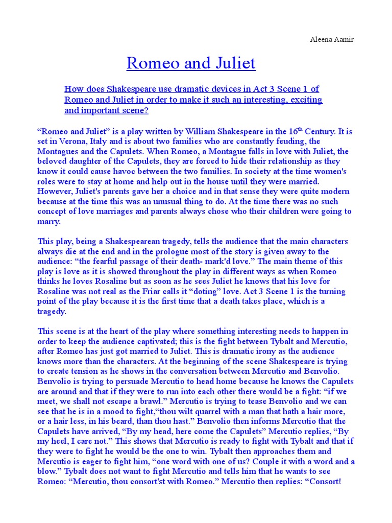 Gcse coursework romeo picture