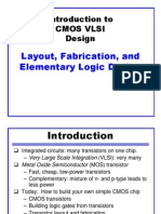CMOS VLSI Design Layout and Fabrication