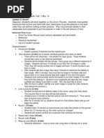 Zoom and Re-Zoom Activity | PDF | Communication | Cognitive Science