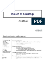 Artiman reviews - Issues of a startup by Amit Shah 