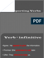 Unit 05 Reporting Verbs