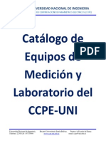 Catalogo de Equipos de Medicion y Laboratorio Del CCPE-UNI