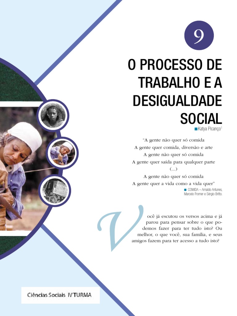 Trabalho e Desigualdade Social | PDF | Humano | Desigualdade social