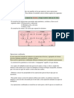 Operaciones Combinadas